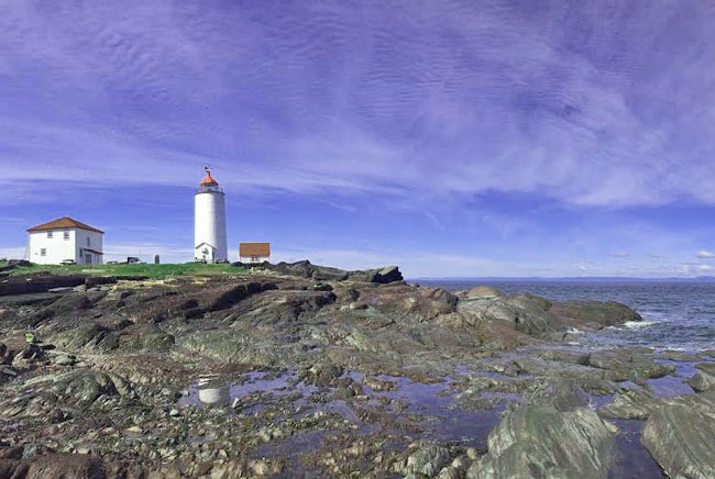 Lighthouse B&B in Maritime Quebec. Photo by Janna Graber