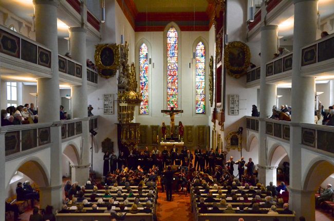 The interior of St. George’s Church in Eisenach, where both Luther and Johann Sebastian Bach performed two centuries apart in the church’s boys choir. (Photo credit: Jens Haentzschel — Thüringer Tourismus GmbH)