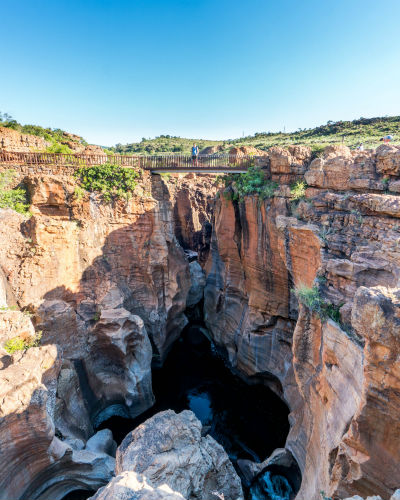 Mpumalanga Panorama Route in South Africa The potholes are named after John Bourke, a prospector who predicted the area would yield vast amounts of gold, which it did. Ironically, his nearby claim held no gold at all. Photo by Alexandra Findlay