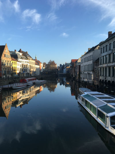 Beautiful Ghent Canals. Photo by Nicole Horowitz