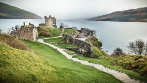Mythical Creatures Urquhart Castle close to where the cryptid is said to appear in Scotland.