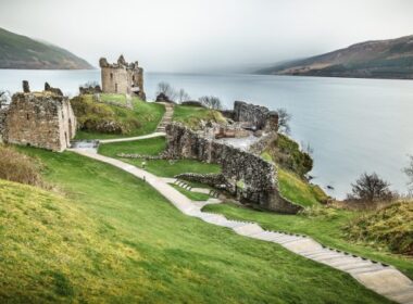 Mythical Creatures Urquhart Castle close to where the cryptid is said to appear in Scotland.