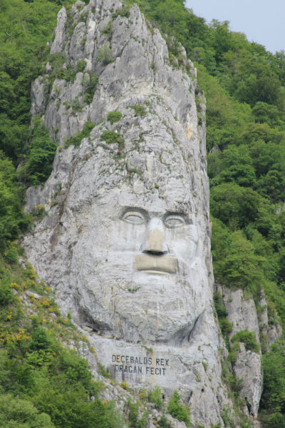 Danube King Decebalus. Photo by Gilly Pickup 