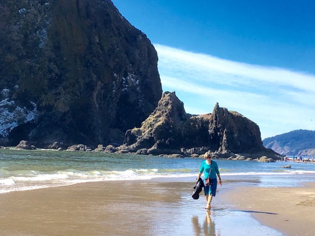 Walking in the sand. ©Laurel Kallenbach