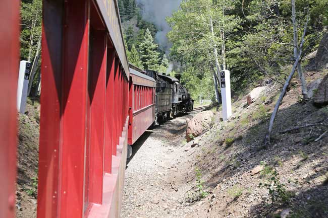 The Cumbres & Toltec Scenic Railroad follows a 64-mile route from Chama, NM to Antonito, Colorado. Photo by Benjamin Rader