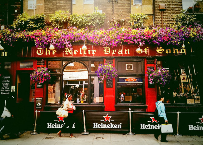 Nellie Dean of Soho is a classic London pub. Flickr/Garry Knight