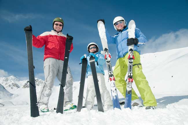 Colorado is a top ski destination for families.