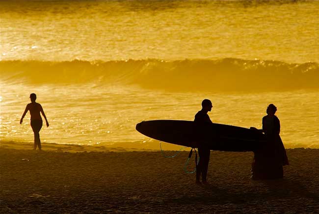 Bondi Beach is a top beach in Australia. It's located in Sydney and is a favorite for families.