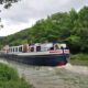 The L’Impressionniste, a luxury hotel barge by European Waterways, cruises through Burgundy, France. Photo by David Powell