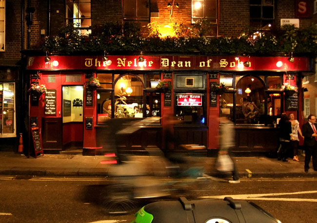 Nellie Dean of Soho at night. Flickr/J Mark Dodds