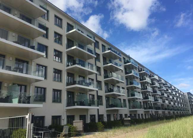 Built by Adolf Hitler for his vacationing troops, Prora sat empty for years. Today it is being reclaimed and restored as apartments and vacation homes. Photo by Janna Graber