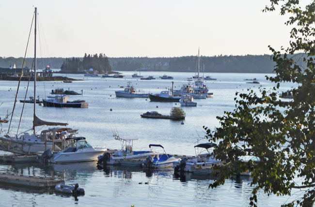 Harbor scene in Boothbay Harbor, Maine. Photo by Michael Schuman