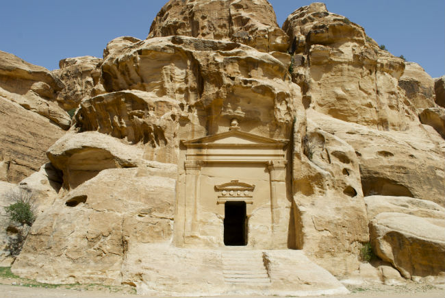 Ruins at Little Petra. Photo by Christine Loomis