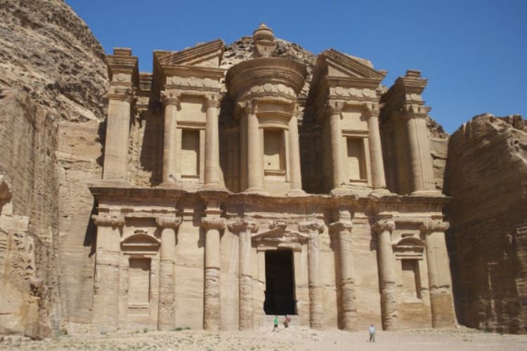 The monastery up close