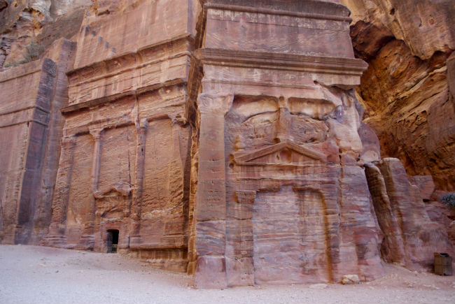 Petra A close up of a carving. Photo by Christine Loomis