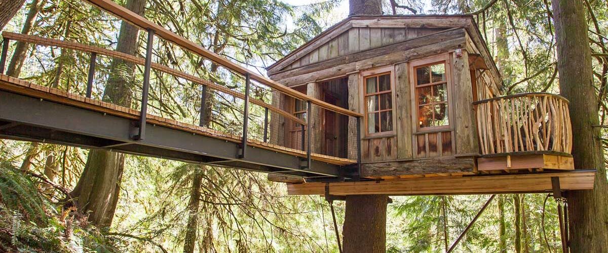 Treehouse Point near Seattle, WA. Photo by Treehouse Point