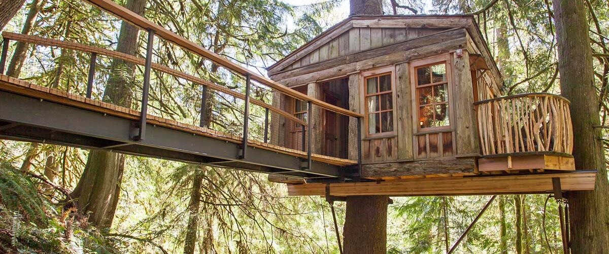 Treehouse Point near Seattle, WA. Photo by Treehouse Point
