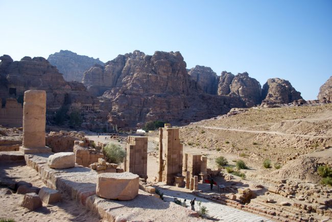 A view of Cardo Maximus gate. Photo by Christine Loomis Petra