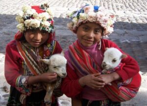 Local girls in Peru. Photo by Carol Bowman