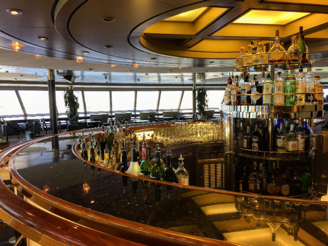 A selection of drinks on board. Photo by Rich Grant 