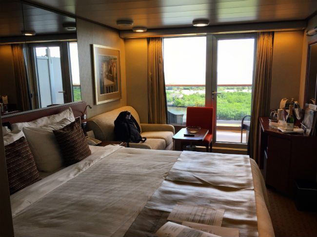 My room on my Holland America cruise. Photo by Rich Grant