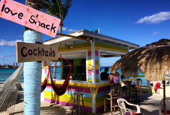 Relaxing on Half Moon Cay, Holland America's private island. Photo by Rich Grant