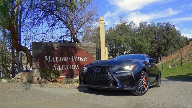 Lexus RC F in Malibu