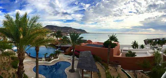 The view from my room at CostaBaja Resort and Spa in La Paz, Baja California Sur. Photo by Janna Graber