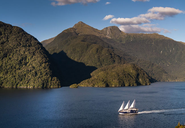 Cruising on Doubtful Sound with Real Journeys. Photo by Real Journeys