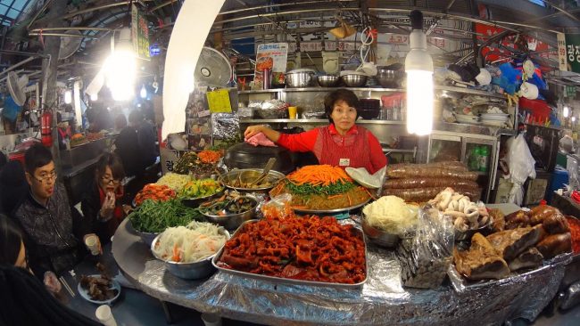 Gwangjang Market vendor