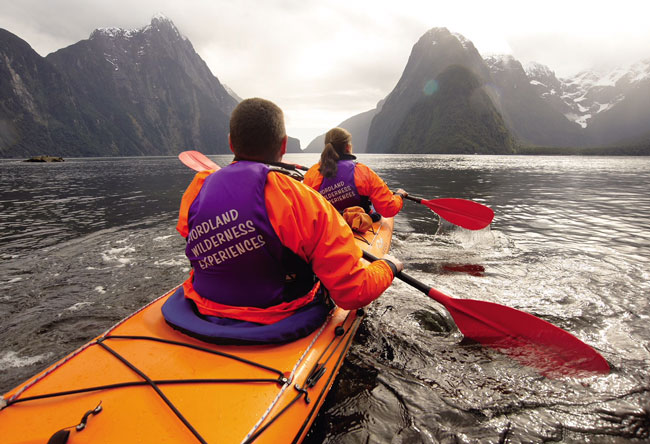 Real Journeys Cruise in Fiordland National Park. Photo by Real Journeys