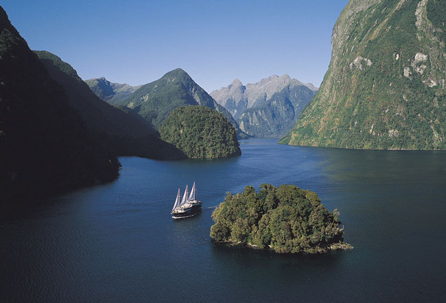 Real Journeys offers overnight cruises on Doubtful Sound in Fiordland National Park. Photo by Real Journeys