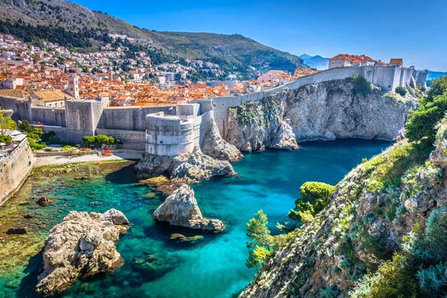 Dubrovnik, Croatia is the backdrop for Game of Thrones. Photo by Canva