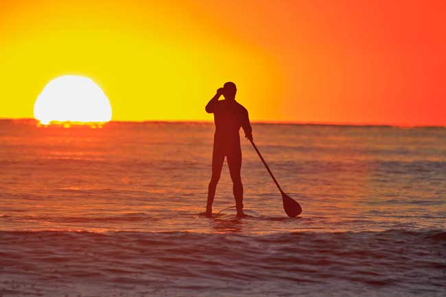 Stand up paddling is a great way to enjoy the outdoors. Flickr/Michael Dawes