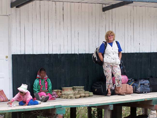 The true test of Balderrama readiness loomed, as we disembarked the train in the wilderness. Photo by Carol L. Bowman