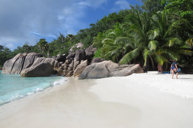 A relaxing day on the beach in Seychelles. Photo courtesy Nicoletta Pavese