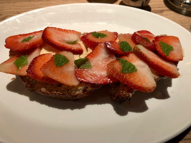 Strawberry & Ricotta Toast. Photo by Claudia Carbone