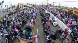 Memorial Day Harley Ride with 8,000 Bikers