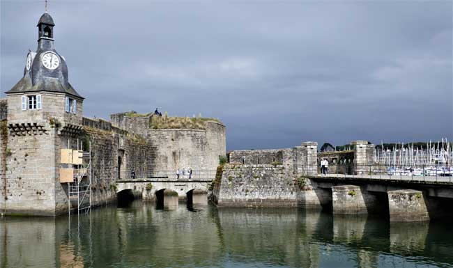 Fortress in Cocarneau, Brittany. Photo by Rich Grant