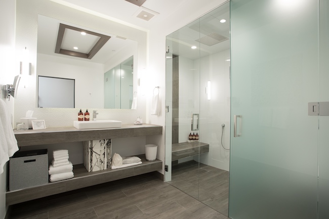 Luxury bathroom in the suite. Photo courtesy of The Distillery Inn