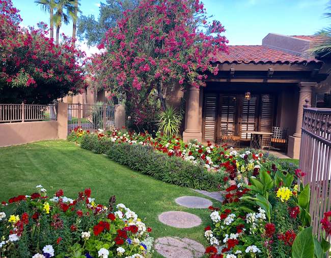 The Hermosa Inn gardens and casita. Photo by Claudia Carbone