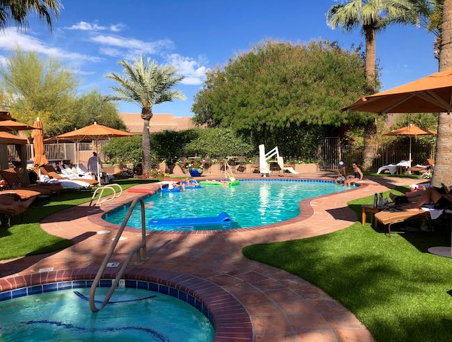 The Hermosa Inn pool and hot tub. Photo by Claudia Carbone