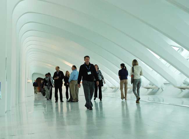 Inside the Milwaukee Art Museum. Photo by Visit Milwaukee 