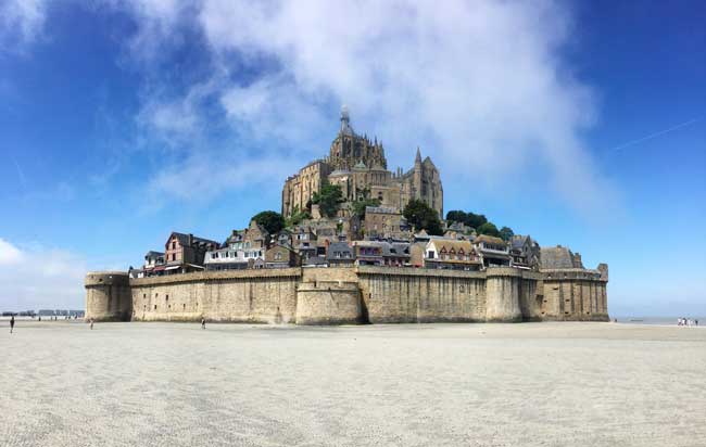 Mont St-Miche is one of Europe's top attractions. Photo by Rich Grant