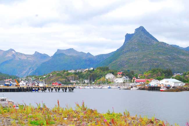 Svolvær is located on the island of Austvågøya in the Lofoten archipelago. Photo by Jennifer Baines