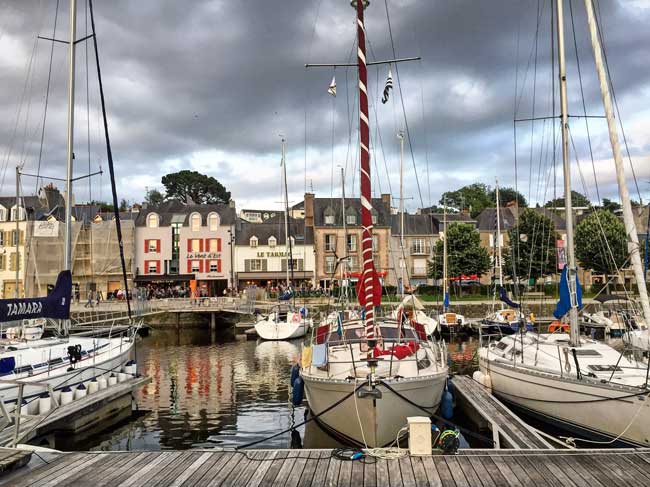 Vannes is a small coastal town in Brittany. Photo by Rich Grant