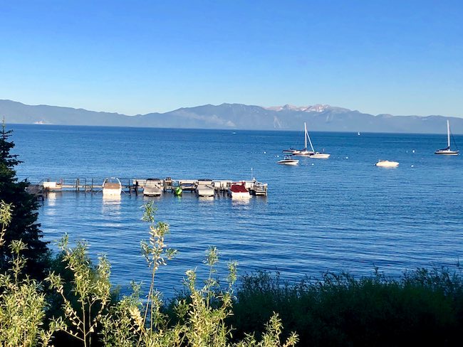 Lake Tahoe with Heavenly Ski Resort in background. Photo by Claudia Carbone