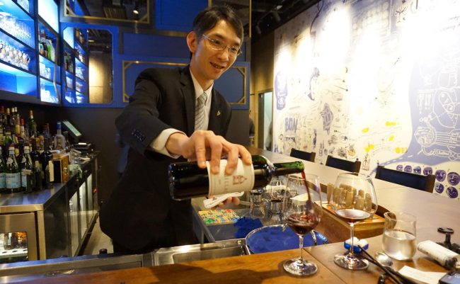 Hong Kong wine tasting