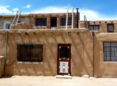 A typical Acoma Pueblo house Photo by Claudia Carbone