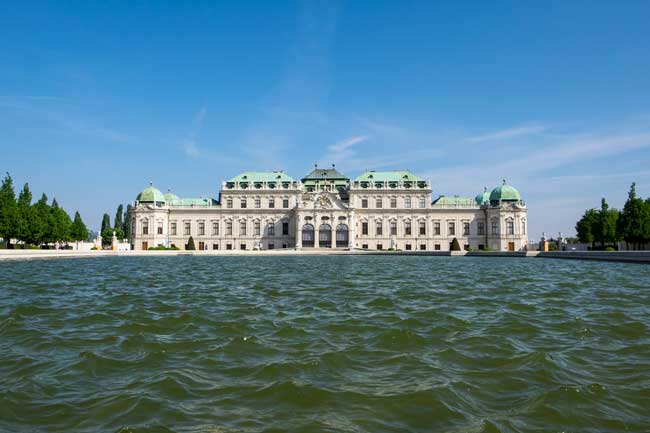 The Upper Belvedere, a stunning Baroque masterpiece, houses the largest collection of Gustav Klimt in the world. (Photo credit: WienTourismus-Christian Stemper)